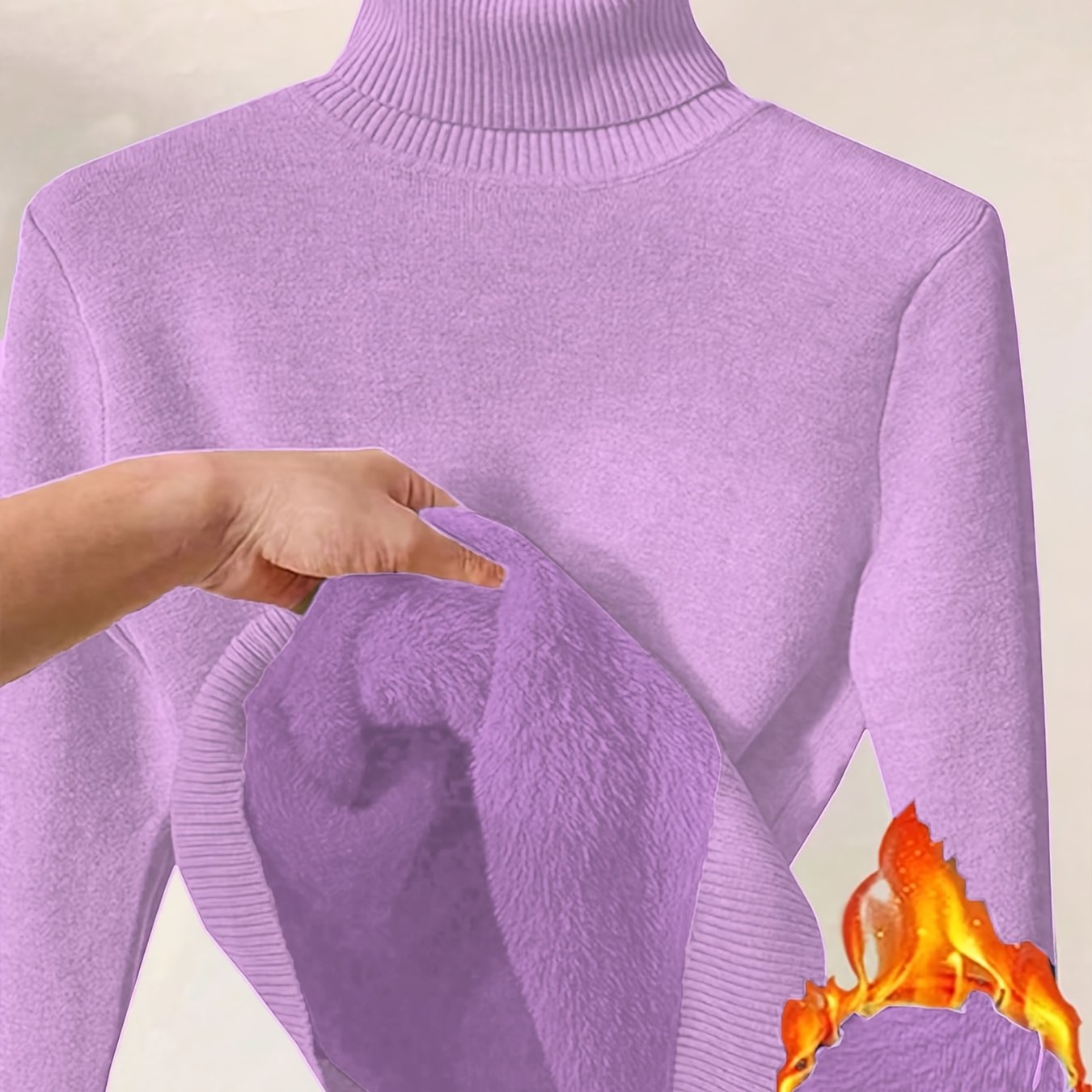 Elegante Gebreide Damestrui met Hoge Kraag – Perfect voor Herfst & Winter