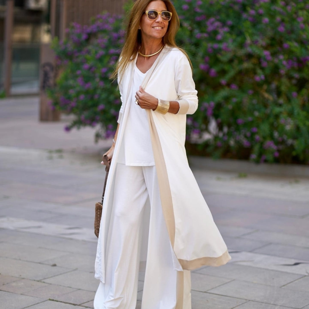 Linda-Modehuis™ | Drie-delige Set Elegantie en Comfort