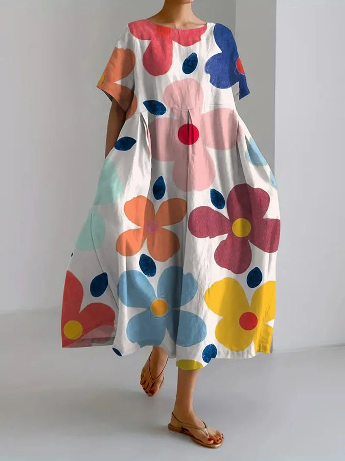 FLORENCE - BOTANISCHE BLOEMENPRINT JURK