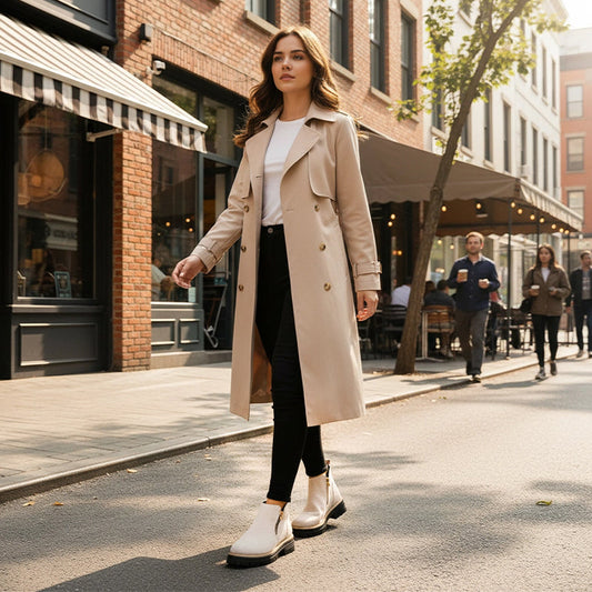 Linda-Modehuis enkelboots met ronde neus en ritssluiting aan de zijkant