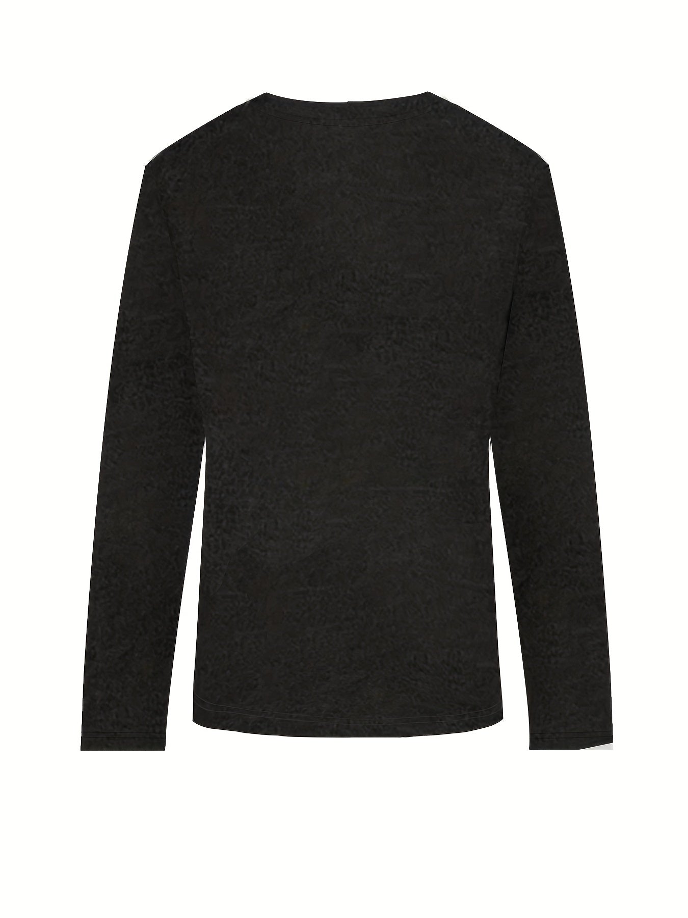 Dames T-shirt – Ronde Hals, Hart- & Vlinderprint, Lange Mouwen, Lente/Herfst