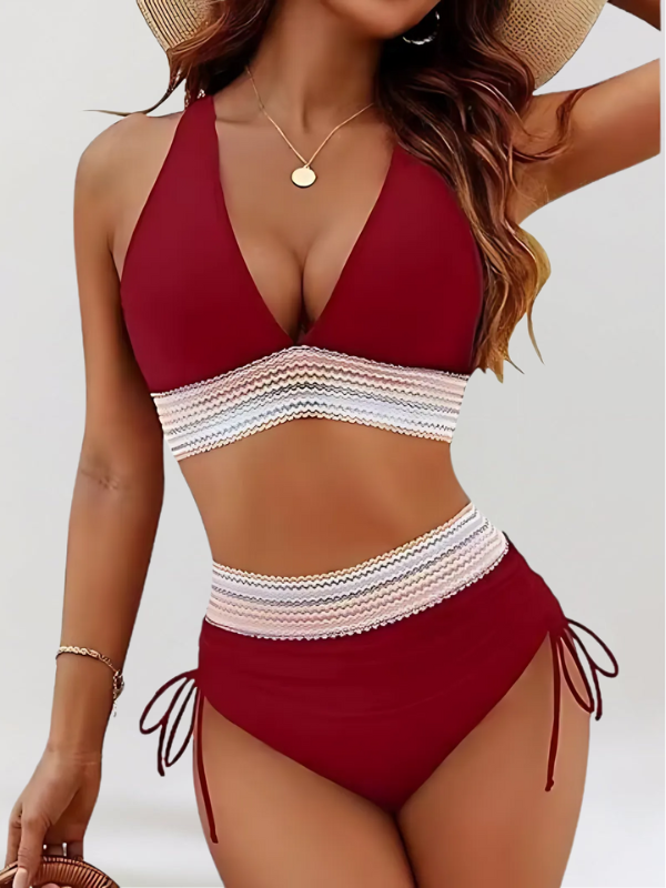 Isa | Bikini Set met Buikcontrole en Hoge Taille