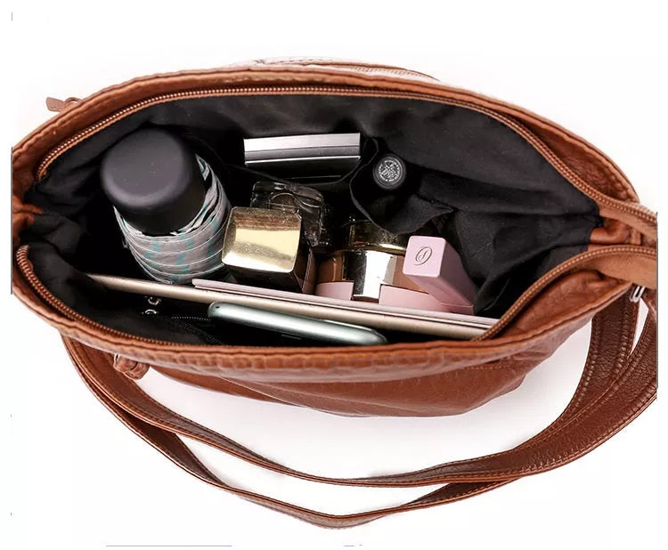 Adelle | Schoudertas van leer