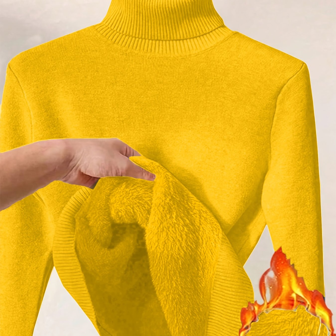 Elegante Gebreide Damestrui met Hoge Kraag – Perfect voor Herfst & Winter