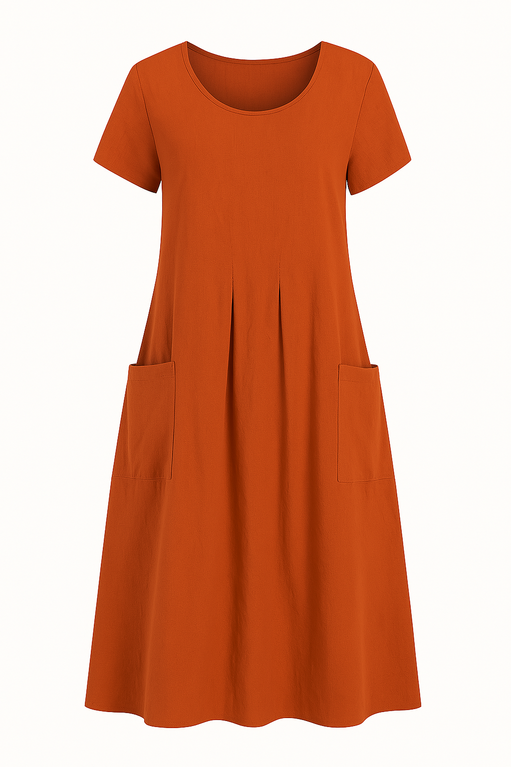 Linda-Modehuis | Relaxte jurk – Plattebuikeffect