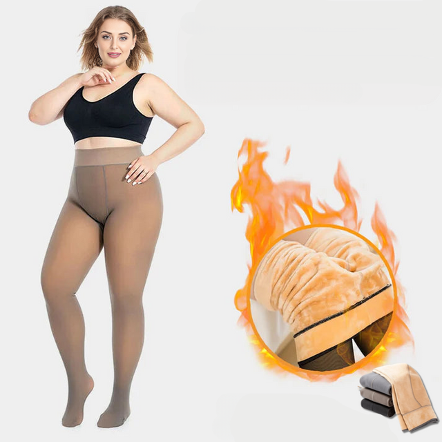 Luxe fleece legging met hoge taille – perfect voor koude dagen