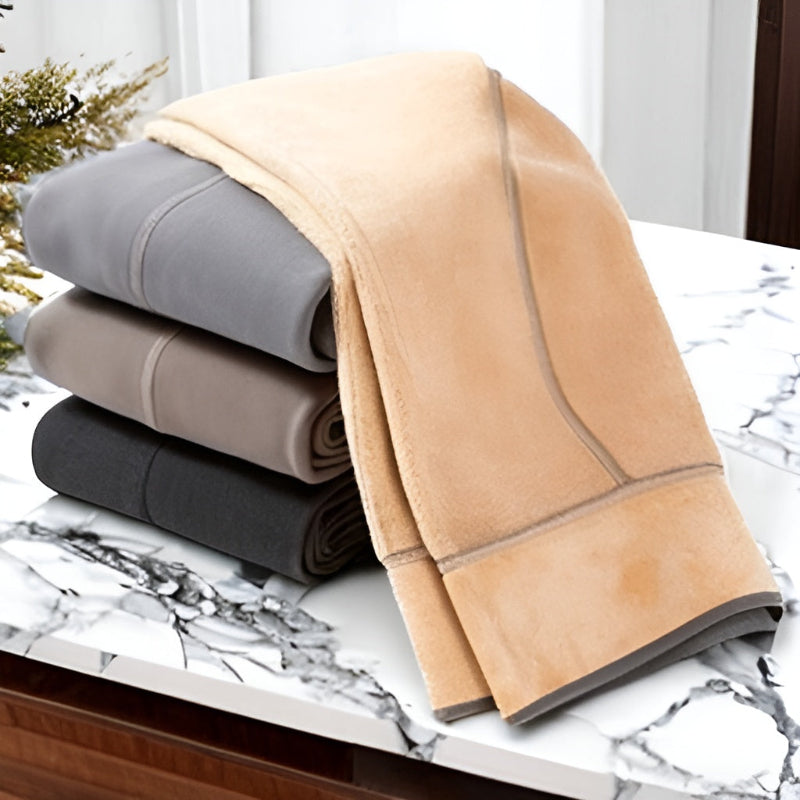 Luxe fleece legging met hoge taille – perfect voor koude dagen