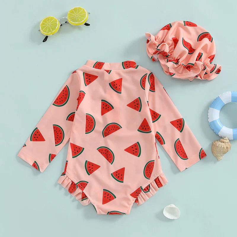 Luna | Watermeloenpret Zwemset