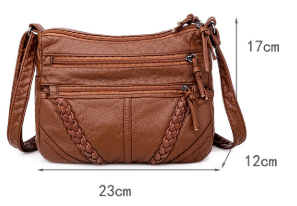 Andy | Zachte leren tas