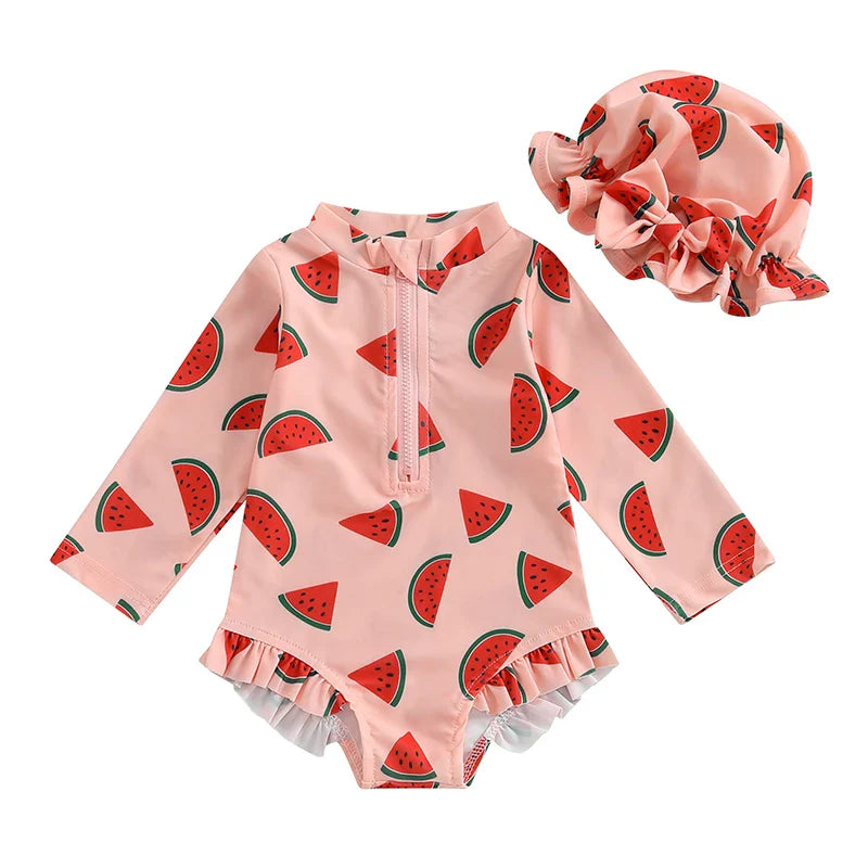 Luna | Watermeloenpret Zwemset